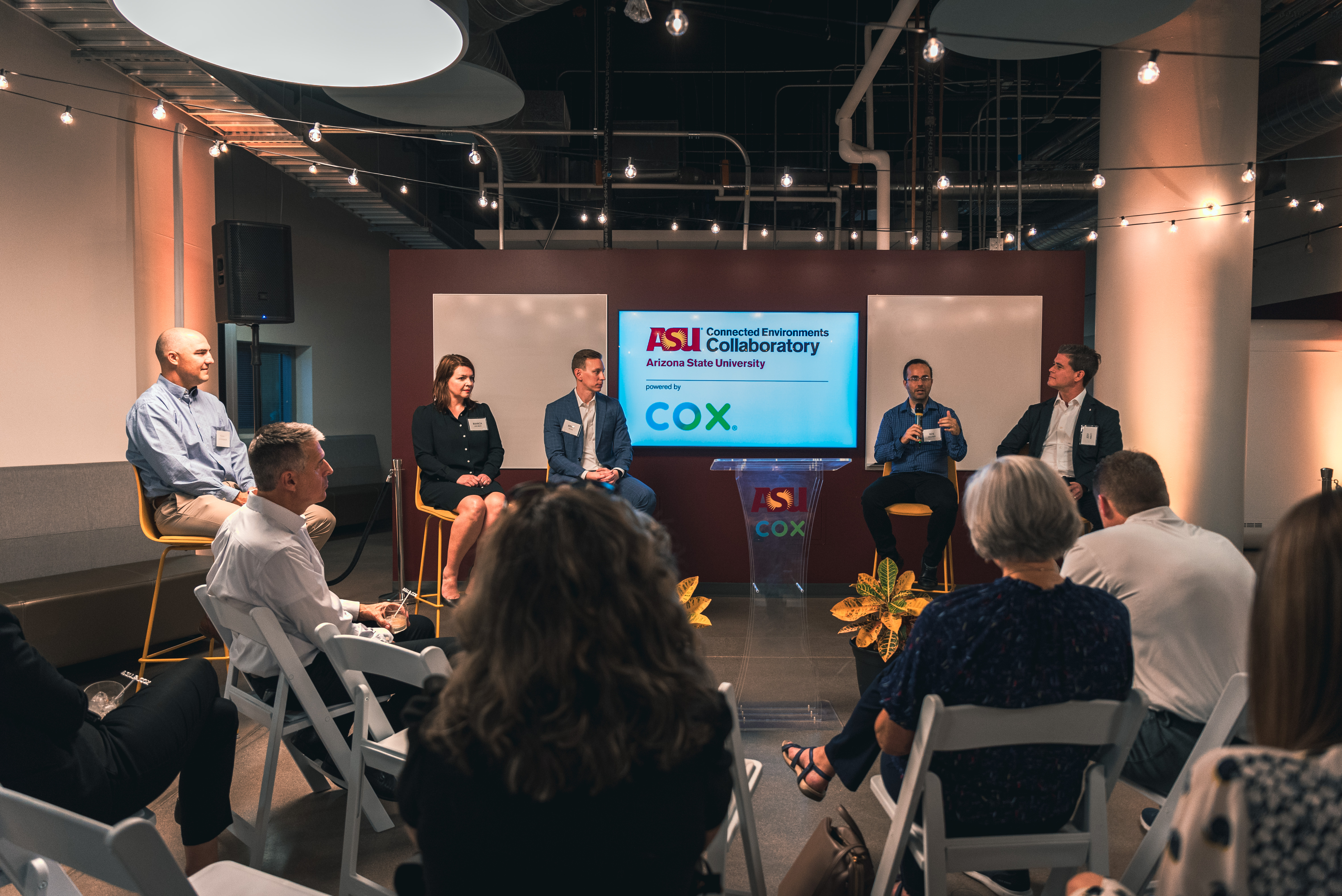 Expert panel presents at the Collaboratory Innovation Experience on October 12.